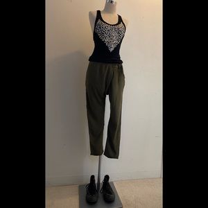 Mango black tank top